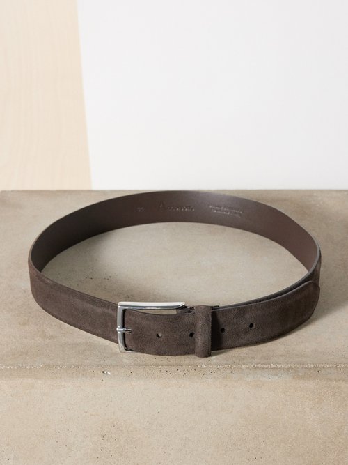 Anderson's Buckled Suede Belt