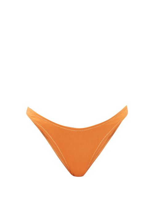 Reina Olga - Selvaggia High-cut Bikini Briefs Orange Beachwear
