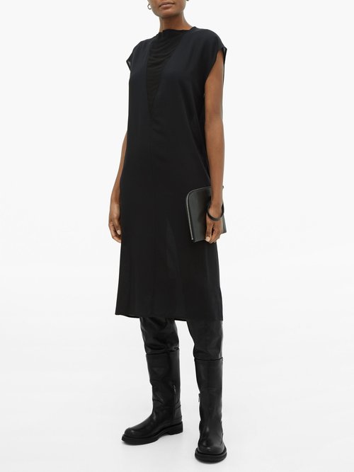 Ann Demeulemeester Leather Over-the-knee Boots Black - 70% Off Sale
