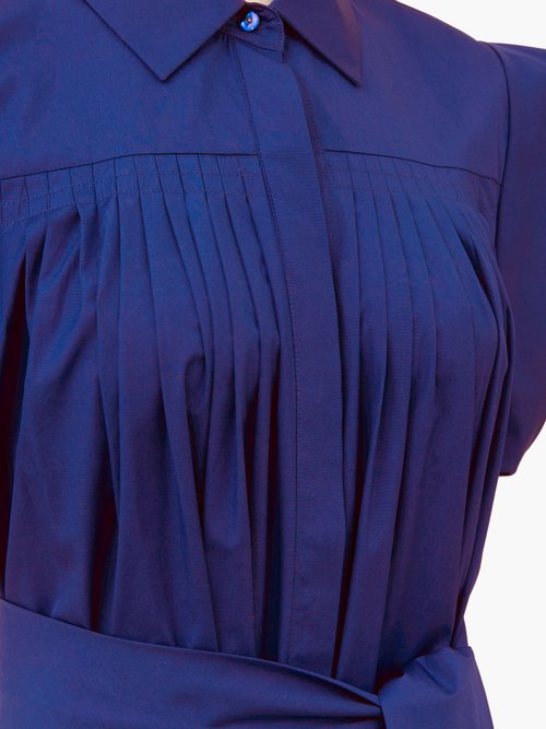 Max Mara Studio Lazzaro Shirt Dress Blue - 30% Off Sale