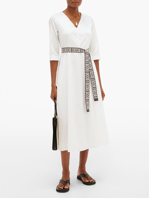 Max Mara Studio Agrume Dress Ivory - 40% Off Sale