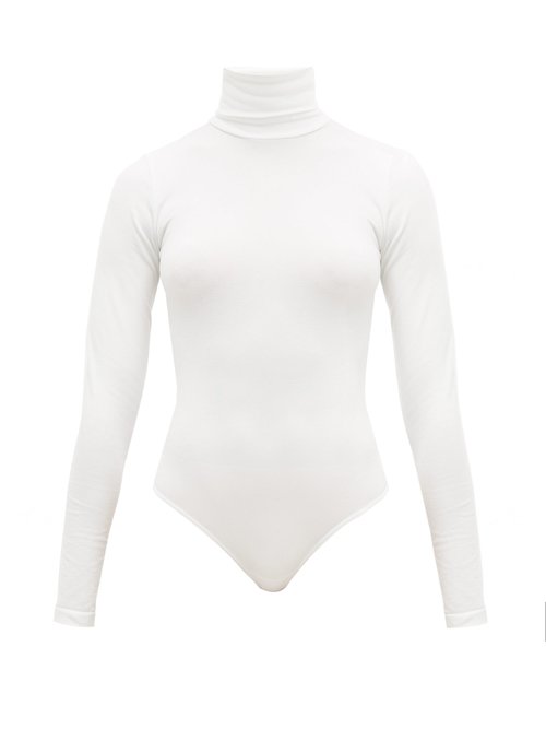 Wolford - Colorado Jersey Thong Bodysuit White