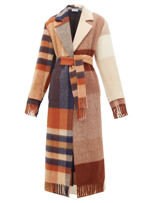 Rave Review Lola check wool coat