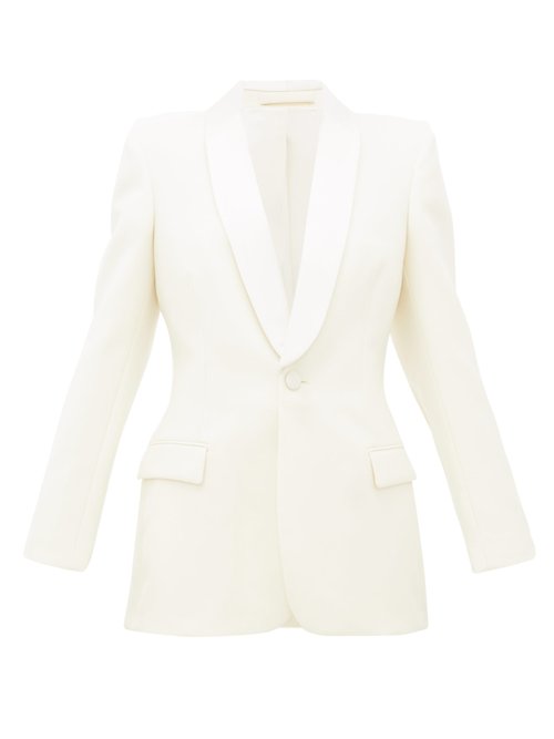 Wardrobe. nyc - Release 05 Single-breasted Wool Suit Jacket White