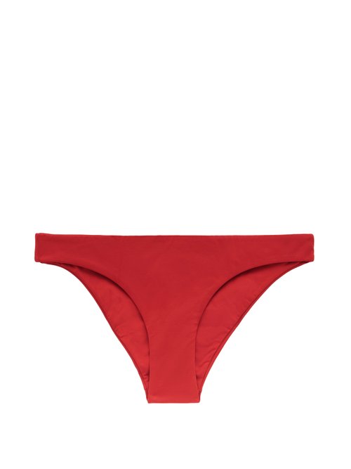 Buy Asceno - Naples Low-rise Bikini Briefs Red online - shop best Asceno swimwear sales