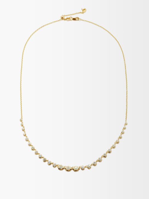 Jade Trau Maverick Riviera Diamond & 18kt Gold Necklace