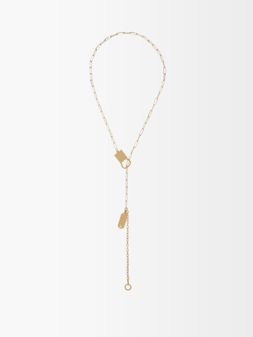 Jade Trau Betty Diamond & 18kt Gold Necklace