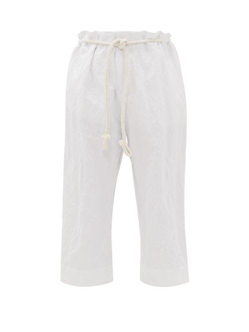 Toogood THE STONEMASON CROPPED COTTON TROUSERS