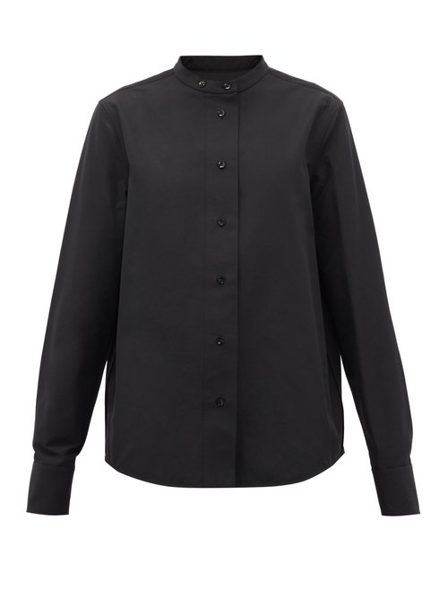 Buy Jil Sander - Monday P.m. Cotton-faille Shirt Black online - shop best Jil Sander 