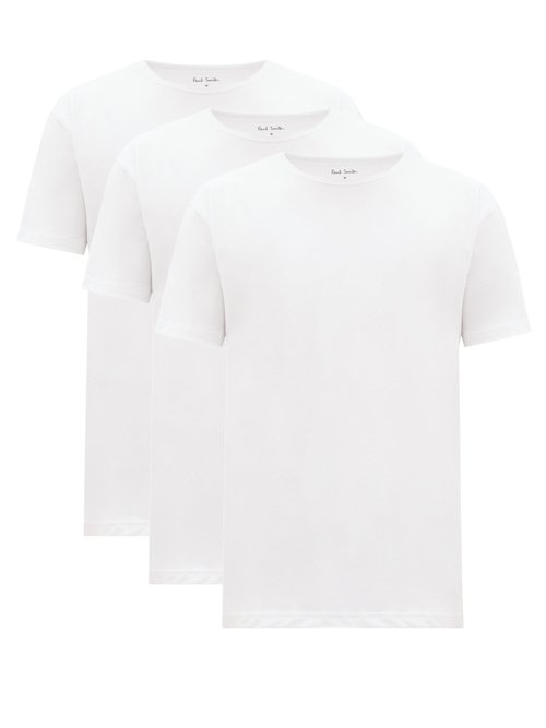 Paul Smith Pack Of Three Cotton-jersey Pyjama T-shirts