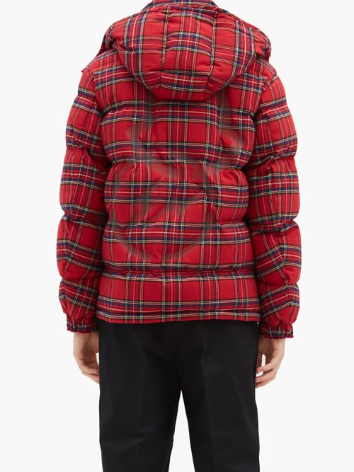 Mayak Oversized Tartan-flannel Quilted Down Jacket | Smart Closet