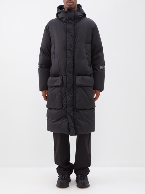 7 Moncler Fragment Hiroshi Fujiwara - Flynn Reversible Down-filled Shell Hooded Coat - Mens - Black