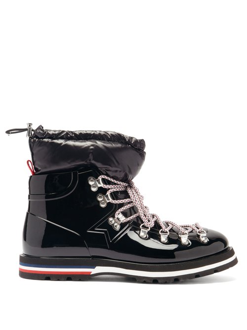 Moncler - Inaya Removable Quilted-insert Rubber Boots Black