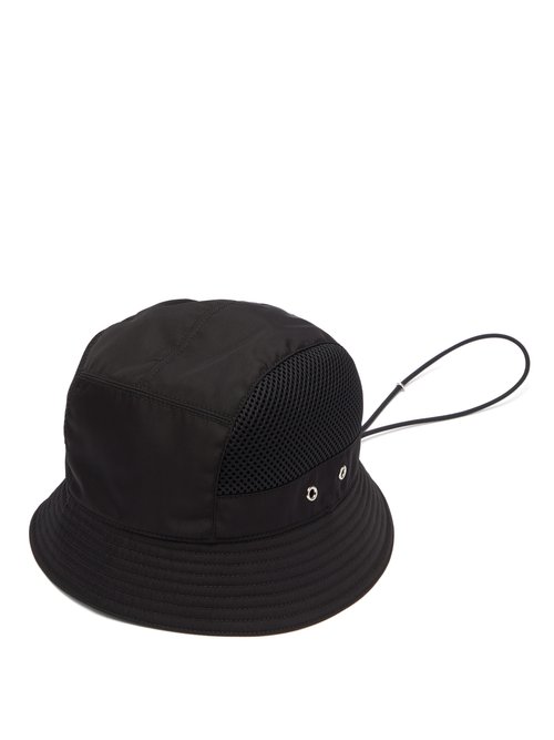 prada mesh bucket hat