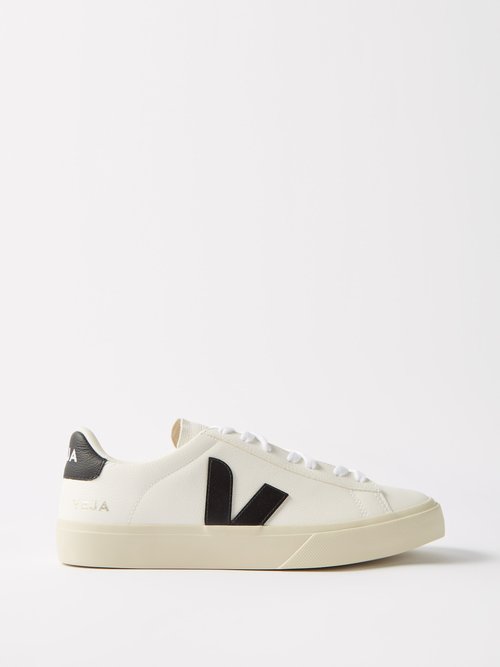 Veja - Campo Leather Trainers White Black
