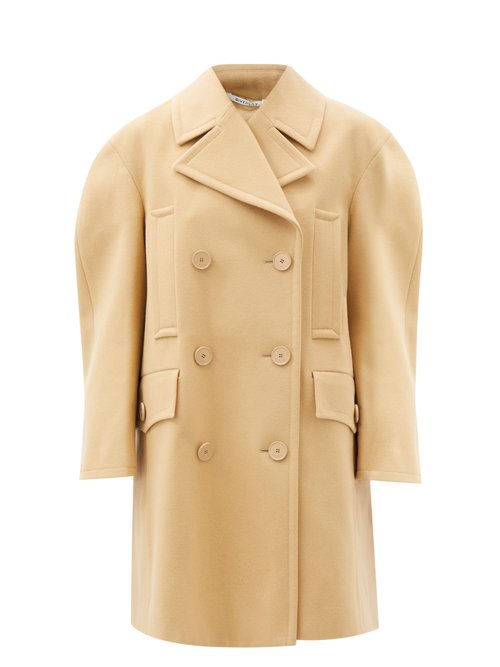 Givenchy – Double-breasted Felted-wool Pea Coat Camel