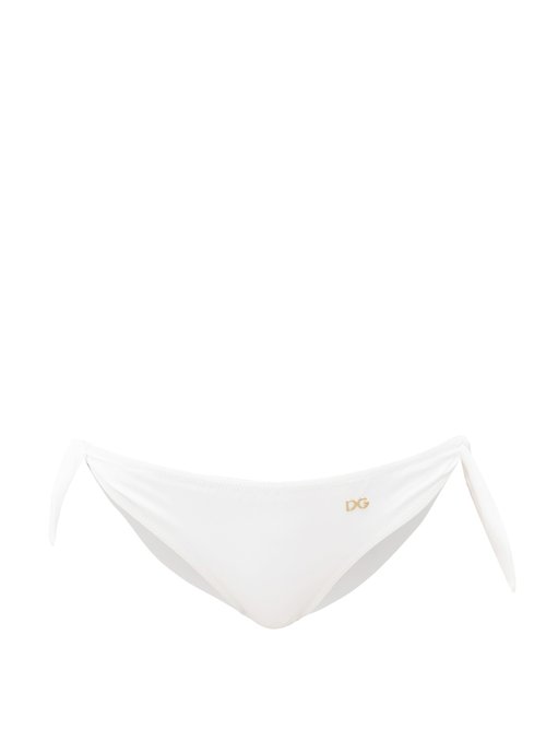 Dolce & Gabbana - Tie-side Bikini Briefs White Beachwear