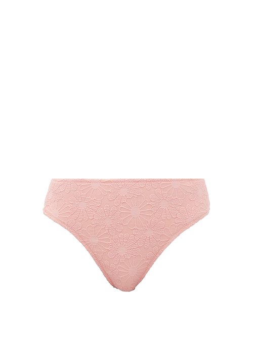 Dodo Bar Or - Morgan High-rise High-leg Bikini Briefs Pink Beachwear