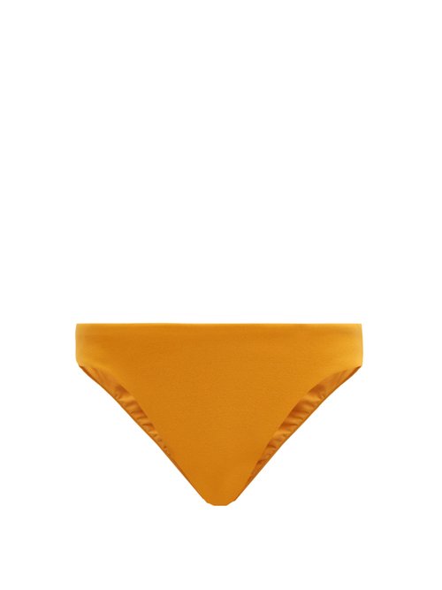 Haight - Basic Low-rise Crepe Bikini Briefs Orange Beachwear