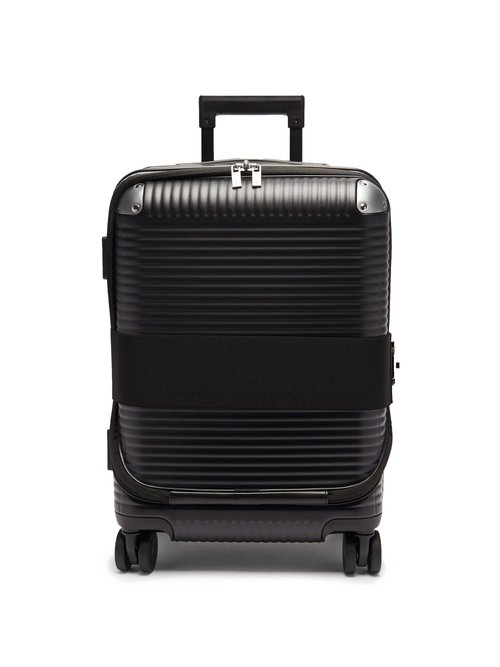 Fpm Milano - Bank Zip Spinner 53 Cabin Suitcase - Mens - Black