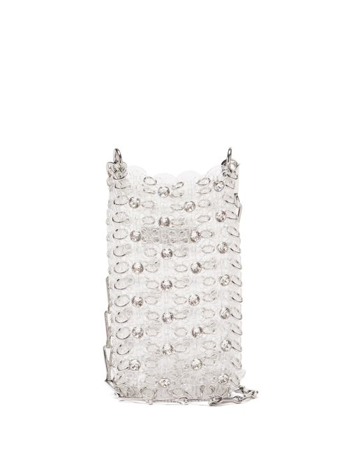 Paco Rabanne 1969 Crystal And Pvc Chain-link Cross-body Bag