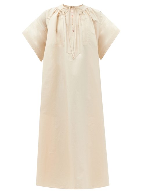 Roksanda - Pallida Cotton-poplin Dress Cream