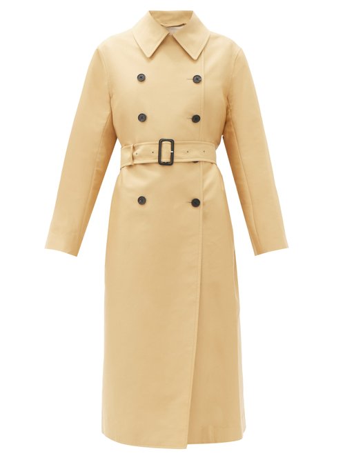 The Row - Philpa Double-breasted Cotton-blend Trench Coat Beige