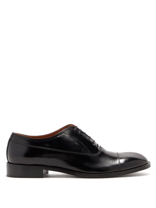 Maison Margiela - Cordovan-leather Oxford Shoes - Mens - Black