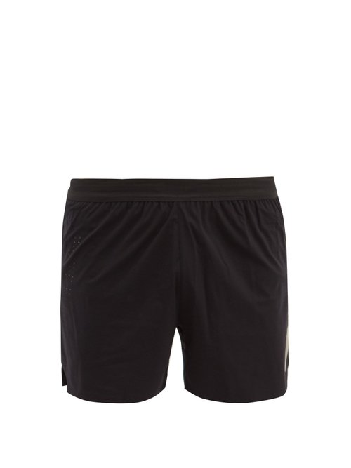 Soar - Elasticated Technical-shell Shorts - Mens - Black