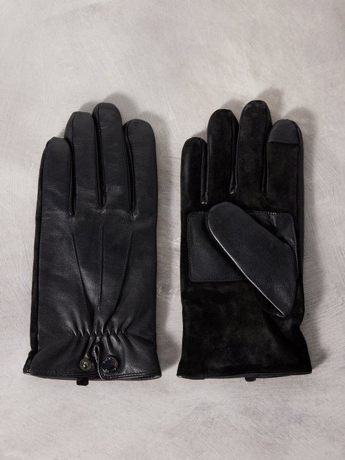 Dents Esher Wool-lined Leather Touchscreen Gloves