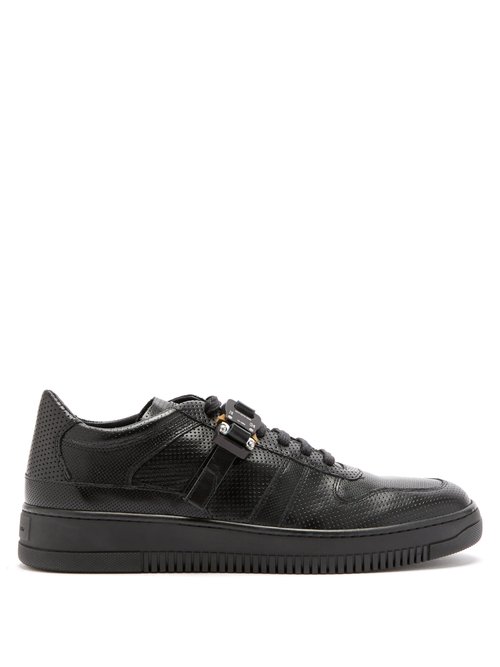 Alyx Rollercoaster-buckle perforated-leather trainers
