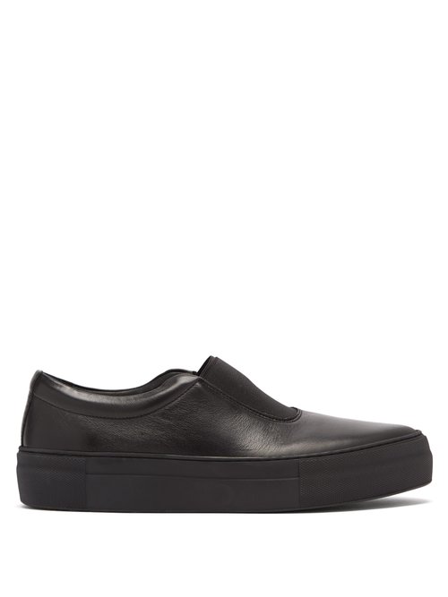 Primury BASAL LEATHER SLIP-ON TRAINERS