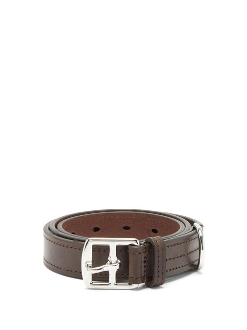 Anderson's Topstitched Leather Belt