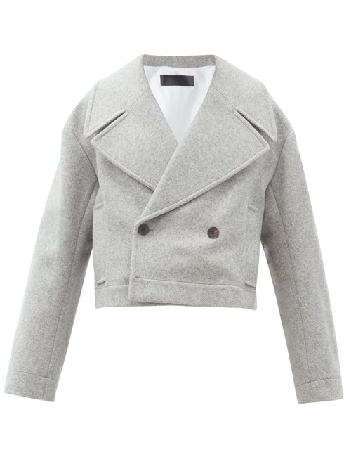 Haider Ackermann CABAN DOUBLE-BREASTED WOOL-BLEND COAT