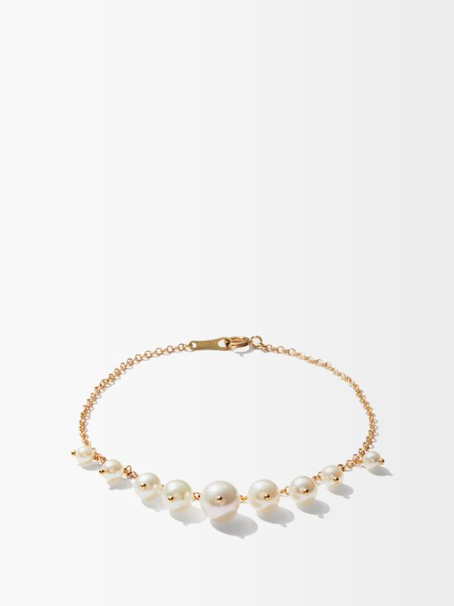 Mizuki Pearl & 14kt gold bracelet