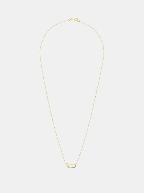 Lizzie Mandler Diamond, 18kt & 14kt Gold Necklace