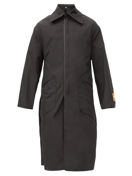 Boramy Viguier - Longline Cotton-blend Rep Duster Coat - Mens - Black
