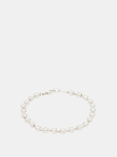 Jade Trau Penelope Diamond & 18kt White-gold Bracelet
