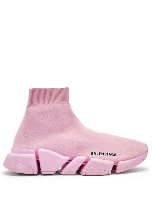 Balenciaga - Speed 2.0 Sock Trainers Light Pink