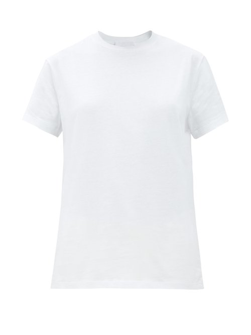 Wardrobe. nyc - Release 06 Round-neck Cotton-jersey T-shirt White