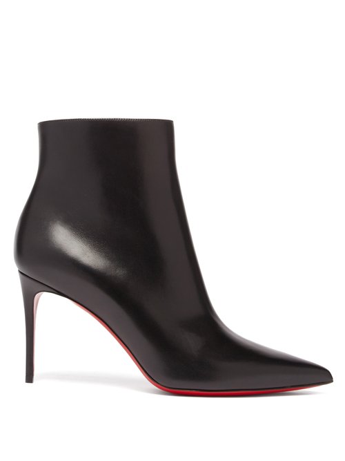 Christian Louboutin - So Kate 85 Leather Boots Black