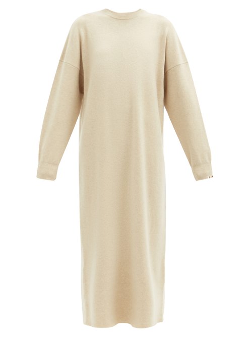 Extreme Cashmere - No. 106 Weird Stretch-cashmere Dress Ivory