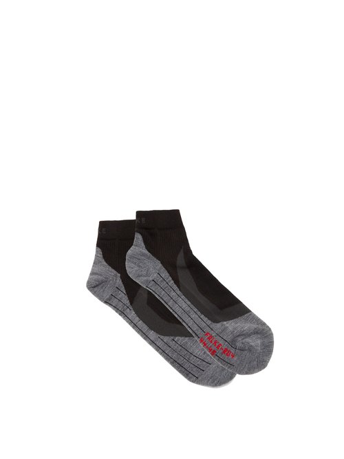 Falke Ess - Ru4 Cool Jersey Running Socks - Mens - Black Multi