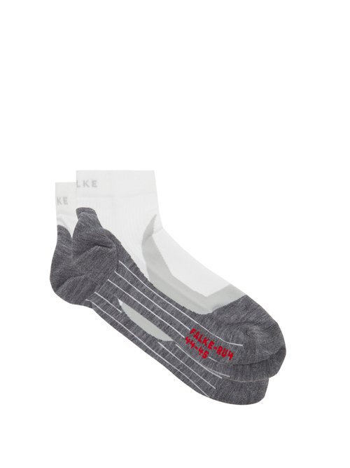 Falke Ess - Ru4 Cool Jersey Running Socks - Mens - White Multi
