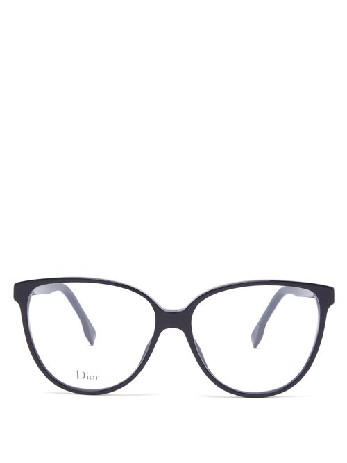 Dior Eyewear - Dioretoile3 Cat-eye Acetate Glasses - Womens - Black