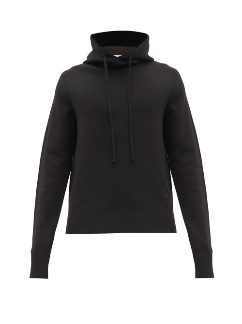 Bottega Veneta - Wool-blend Hooded Sweatshirt - Mens - Black