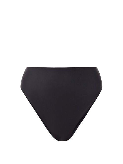 Buy Jade Swim - Bound High-rise Ribbed Bikini Briefs Black online - shop best Jade Swim swimwear sales