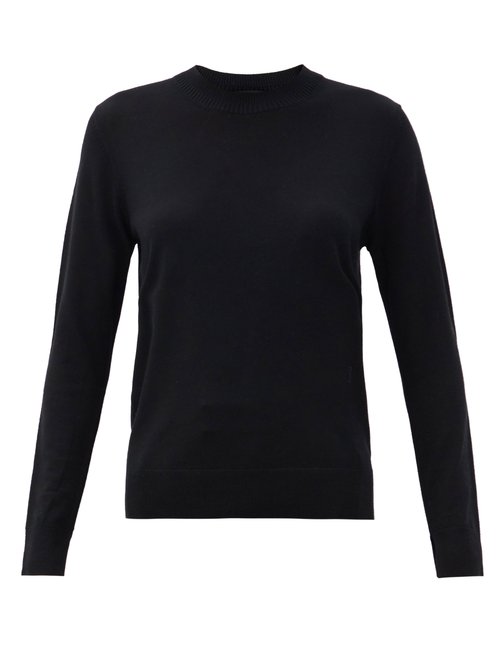 Proenza Schouler - Round-neck Merino-wool Sweater Black