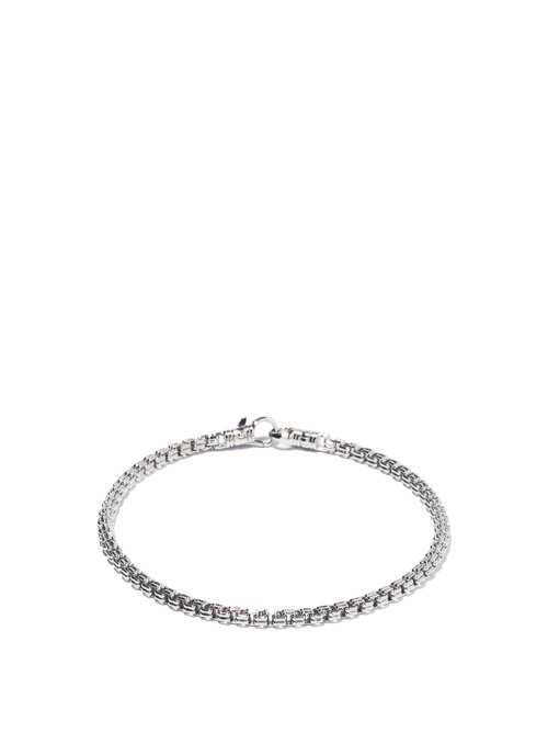 Tom Wood - Double-link Box-chain Sterling-silver Bracelet - Mens - Silver