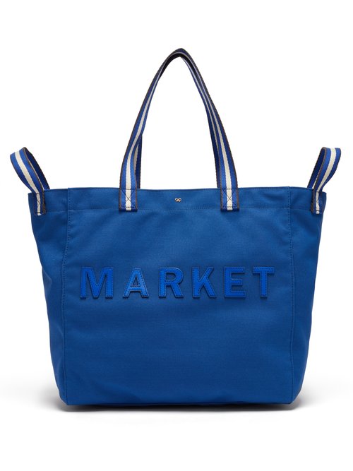 Anya Hindmarch HOUSEHOLD MARKET RECYCLED-CANVAS TOTE BAG